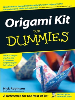 cover image of Origami Kit For Dummies&#174;